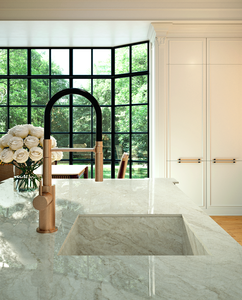 Thiêu kết đá Taj Mahal nội thất sàn tường gạch đánh bóng slab nhà bếp Countertop bàn ăn đá cẩm thạch nhân tạo - Product Image 2