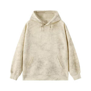 Sudadera con Capucha para Hombre, Estilo Vintage, Lavado Ácido, Sudadera con Capucha de Algodón, Estilo Retro, Holgada, Informal, para Calle - Product Image 1