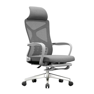 Silla Ergonómica Ajustable de Tela con Reposapiés para Oficina en Casa y Taller - Diseño Minimalista - Product Image 5
