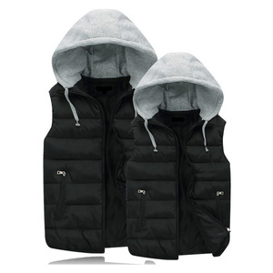 Service OME personnalisé vente en gros nouveau design casual hommes sans manches gilet matelassé pour hommes - Product Image 1