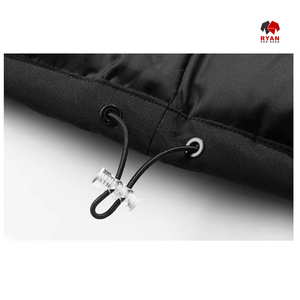 Veste matelassée décontractée pour homme Ryan Pro Gear, fermeture éclair, capuche, unie, imperméable et coupe-vent - Product Image 5