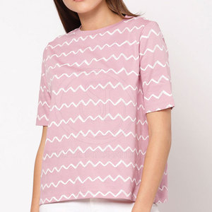 เสื้อยืดผู้หญิงผ้าฝ้ายใส่สบาย ระบายอากาศ แห้งเร็ว น้ำหนักเบา ไซส์ใหญ่ คุณภาพสูง มีสินค้าพร้อมส่ง - Product Image 1