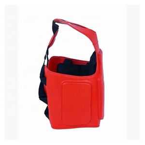Gilet de corps de couleur rouge-Protecteur de poitrine d'arts martiaux et de protection de poitrine d'entraînement Sports Logo personnalisé de meilleure qualité pour la protection de poitrine de boxe - Product Image 2