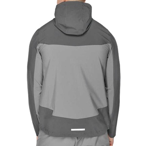 ชุดวอร์มสองชิ้นสำหรับผู้ชายเสื้อแจ็คเก็ตและกางเกงขาสั้นผ้าไนลอนกันลมสะท้อนแสงชุดวอร์มเสื้อ2026 - Product Image 5