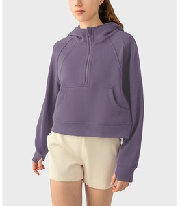 Sudadera Corta con Capucha para Mujer, Top Corto, Sudadera con Capucha, Sudadera Corta para Mujer - Product Image 1
