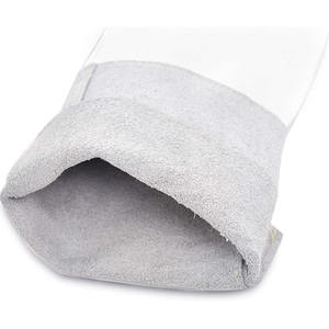 Guantes de soldadura Tig de cuero dividido de vaca de piel de cabra Guantes DE SEGURIDAD ignífugos para trabajo industrial Barbacoa de extinción de incendios - Product Image 5