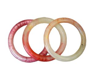 Venta caliente directo de fábrica al por mayor de resina multicolor Venta caliente personalizado multicolor redondo brazalete de resina para mujer moda - Product Image 3