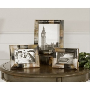 Fancy Horn de alta calidad para marco de fotos | Marco DE FOTOS decorativo hecho a mano para el hogar Oficina Elegante exhibición de pared de mesa - Product Image 1