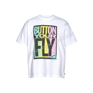 Camiseta Gráfica Estilo Y2K para Hombre, 100% Algodón, Ligera, Transpirable, con Logotipo Personalizado, Manga Corta - Product Image 1