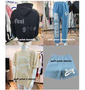 Sudadera con capucha para hombre de 410GSM de peso pesado al por mayor, jersey de invierno de gran tamaño personalizado, ropa informal con bolsillo bordado hinchado con impresión Digital - Product Image 4