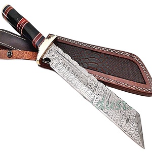 Cuchillo de Caza de 13 Pulgadas con Hoja de Damasco Hecha a Mano (OEM) (Smk1555) - Product Image 1