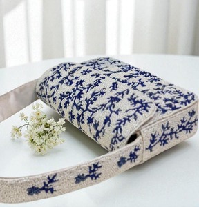 Bolso de mano de lentejuelas con bordado de cuentas Vintage para mujer, bolso de noche de moda de lujo para fiestas de boda, bolsos de vestir formales - Product Image 2