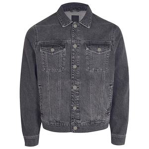 Veste en jean sur mesure OME, grande taille pour homme, vêtement décontracté en toile à séchage rapide pour l'hiver, nouveau design de veste en jean pour homme - Product Image 1