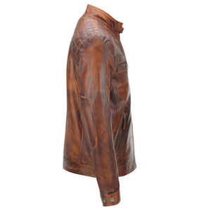 Veste en cuir véritable pour homme de qualité supérieure, hiver, écologique, respirante, coupe-vent, confortable, sur mesure - Product Image 6