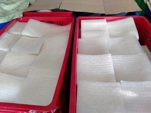 แผ่นกระดาษข้าวเวียดนามพรีเมียม 22 ซม. สดและทอด สำหรับห่อปอเปี๊ยะ เหมาะสำหรับเด็กและผู้ใหญ่ บรรจุภัณฑ์จากโรงงาน - Product Image 3