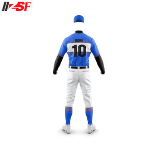 Nouveaux uniformes de baseball OEM unisexe tissu de maille personnalisé de gros sublimé antibactérien respirant protection UV logo personnalisé - Product Image 5
