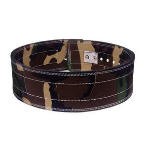 Camouflage imprimé cuir haltérophilie levier boucle ceinture cuir Nubuck 10MM épaisseur dos soutien gymnastique formation ceinture - Product Image 6
