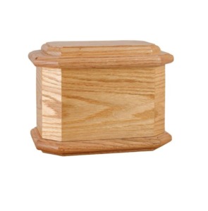 Elegant Simple Handmade Wooden Urn for Human Ashes-Best Quality Customizable Modern Design Funeral <b>Memorial</b> Ashes Urn - Product Image 2