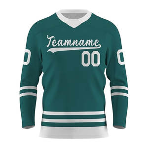 Maillot de hockey Hockey sur glace Maillot de hockey sur glace en polyester de haute qualité Impression par sublimation Logo brodé personnalisé - Product Image 3