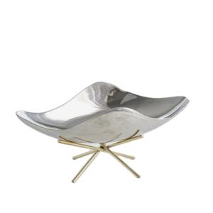 Design avantageux Bol de service à chocolat Ramadan Bol à chocolat en métal de haute qualité avec support en laiton au prix le plus bas - Product Image 1