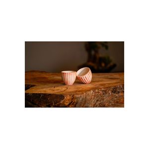 Tazza in ceramica fatta a mano arancione - Product Image 1