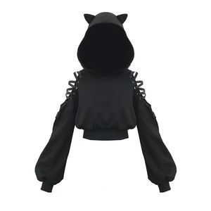 Sudadera con Capucha Corta Extra Grande de Alta Calidad con Logotipo Personalizado para Invierno, Envío Directo - Product Image 6