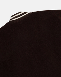 เสื้อแจ็คเก็ตวาร์ซิตี้แบบมีป้ายปักตัวอักษรเชนิลล์ แขนยาว สีสันสดใส ผ้าฟลีซ 100% ผ้าฝ้าย สำหรับผู้ชาย รับผลิตตามแบบ OEM - Product Image 3