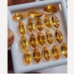 18ชิ้นของ Citrine ธรรมชาติ14x7มม. 16x8มม. Marquise Facet 50 CTS Lot iroc ขายคุณภาพสูง sunehla พลอยตัดเรา $75สำหรับทุกคน - Product Image 1