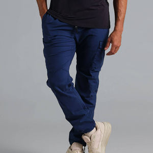 กางเกงวอร์มผ้าแคนวาสทรงจ็อกเกอร์แบบมีกระเป๋าหลายช่อง น้ำหนักเบา ดีไซน์เฉพาะตัว สำหรับผู้ชาย - Product Image 2