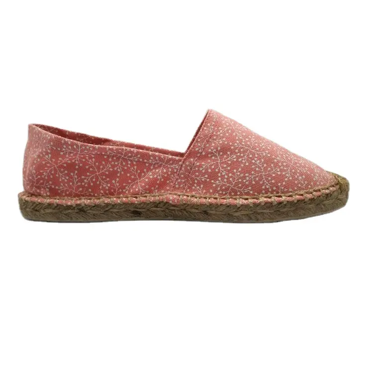 Espadrilles India Origin Supplier Hot Selling Designer Collection Printed Unisex Espadrilles Flat Shoes at Competitive Price