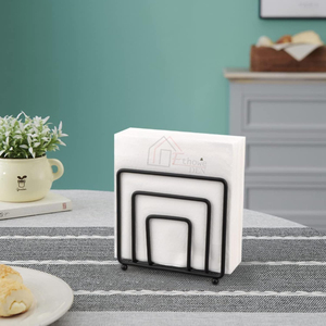 Hot Selling Modern DCI Brand Metal Napkin Holder for <b>Wedding</b> Decorations Napkin Stand Tabletop <b>Tissue</b> Dispenser - Product Image 3