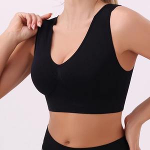 Conjunto de sujetador para mujer Sujetador deportivo de fitness atlético para mujer de alto apoyo Yog de alta calidad con característica transpirable Estilo simple - Product Image 6