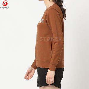 Sweat-shirt à logo personnalisé lourd pour femmes, sweat-shirt à capuche sérigraphié avec broderie 3D personnalisée, vente à chaud - Product Image 2