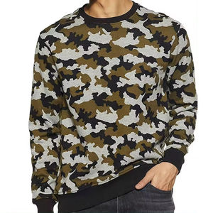 Oem Service Moda Sublimación Poliéster Transpirable Manga larga Cuello redondo Diseño Hombres Mejores sudaderas Básicos Algodón Mezclado - Product Image 4