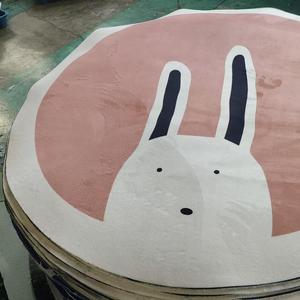 Nhà Máy Bán Buôn Giá Sợi Nhỏ Trẻ Em Vòng Thảm Động Vật Sư Tử Thỏ <span class=keywords><strong>Zoo</strong></span> Vòng Thảm Cho Trẻ Em Chơi Phòng - Product Image 2