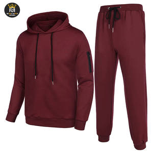 ชุดวิ่งสำหรับผู้ชายชุดวิ่งจ๊อกกิ้งผ้าคอตตอนแบบสลิมฟิตชุดวิ่งสำหรับผู้ชายน้ำหนักเบา - Product Image 1