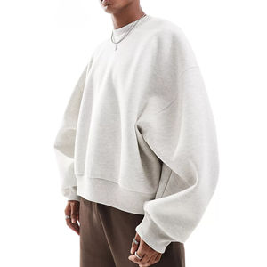 Sudadera de cuello redondo para hombre de alta calidad, jersey de manga larga, forro polar suave y fino, Material de algodón, tallas de temporada de invierno - Product Image 2