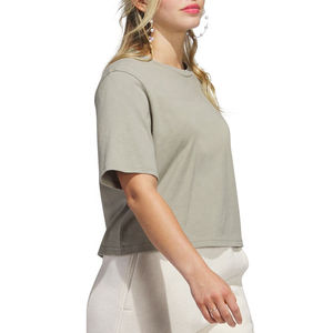 เสื้อครอปท็อปลายสก็อตแฟชั่นสำหรับผู้หญิง - ผ้าฝ้ายยืดคุณภาพสูง 100% ระบายอากาศได้ดี ป้องกันรังสียูวี เป็นมิตรกับสิ่งแวดล้อม แห้งเร็ว สวมใส่สบายสำหรับฤดูร้อน - Product Image 4