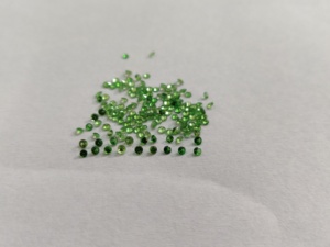 พลอยโกเมนสีเขียว Tsavorite ธรรมชาติขนาด1มม. เป็นเหลี่ยมหลวมโกเมนสีเขียว - Product Image 3