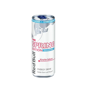 Wholesale Red Bulls Spring Edition 2026 Sakura Cherry Sugar Free 24x250ml Cans Contains 8mg Niacin Per 100ml - Product Image 2