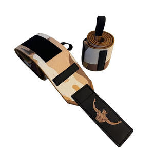 En gros, Bandes de poignet sublimées avec logo personnalisé, réglables et très résistantes, pour le soutien du poignet en musculation, entraînement et haltérophilie - Product Image 2