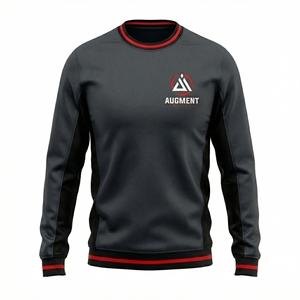Sudadera de Cuello Redondo para Hombre, con Logotipo Personalizado, Ropa Deportiva, Sudadera de Entrenamiento, Calidad Premium, OEM, ODM, al por Mayor - Product Image 1