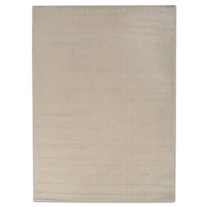 Alfombra Rectangular Contour Ivory de Lana Tejida a Mano, Clásica, de 10 mm de Grosor, para Entrada/Dormitorio, Color Sólido, Hecha a Mano, Hwl-356 - Product Image 1