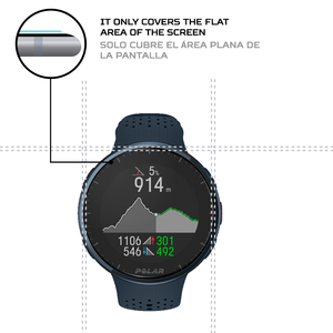 ฟิล์มกันรอยหน้าจอ ANTISHOCK สำหรับเคสสมาร์ทวอทช์ Polar Pacer Pro พร้อมคุณสมบัติป้องกันการกระแทก - Product Image 4
