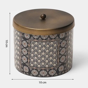 Velas de cera de soja perfumadas a granel impresas en tarro de metal único con diseños de tapa para bodas y vacaciones - Product Image 6