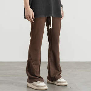 Heavyweight Oversized Custom Acid Wash Sweatpants <b>Baggy</b> 380 Gsm Plain Customized Wide Leg <b>Men</b> Sweatpants <b>Trousers</b> - Product Image 1