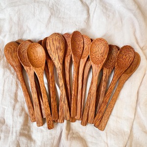 Top vente ustensiles de thé écologiques cuillère à café en bois de noix de coco pour le thé et le café boissons coco cuillères à café en bois - Product Image 4