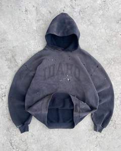 Sudadera Vintage con Diseño Griego Desgastado, Sudadera Holgada y Cómoda, Ropa Casual Elegante para Mujer, Diseño Retro Único - Product Image 6