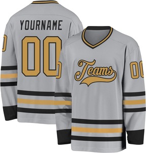 Premium Custom Pro Ice Hockey Team Jerseys Applique Embroidery <b>Player</b> Names Numbers Logo Patches Wholesale Factory Manufacturer - Product Image 4