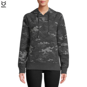 High Quality Oversized Pullover Hoodie for Women Winter Sweatshirt with Front Logo Screen Printing Applique Heat Transfer Design - Product Image 4